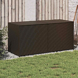 vidaXL Boîte de rangement jardin 283 L - Marron