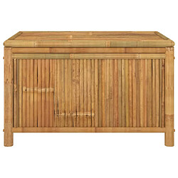 Helloshop26 Coffre de jardin en bambou - 90 x 52 x 55 cm