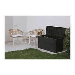 Atmosphera Coffre de rangement 280 Litres -116,5 x 55,6 cm - Gris pas cher