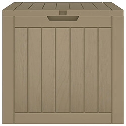 Helloshop26 Boîte de stockage jardin 55,5x43x53 cm - Marron Clair