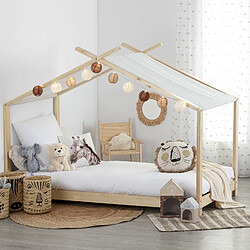 ATMOSPHERA Lit tente Ilan pour enfant - Bois