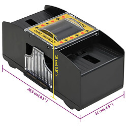 vidaXL Mélangeur de cartes automatique pas cher