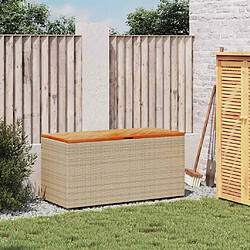 Avis vidaXL Boîte rangement 110x50 cm Beige