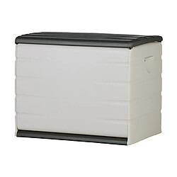 Pegane Coffre de rangement intérieur - noir taupe