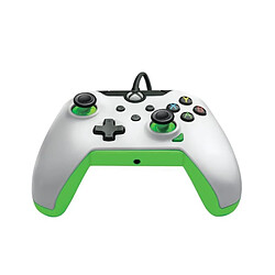 Manette de jeu - Xbox Series X|S, Xbox One et PC - NEON White - Filaire - PDP - Blanc