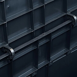 Acheter Helloshop26 Coffre de jardin plastique - Noir