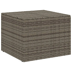 vidaXL Boîte de rangement jardin 291L - Gris