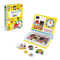 Juratoys-janod Magnetibook heure - Jaune