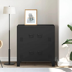 Avis vidaXL Coffre de Rangement Noir