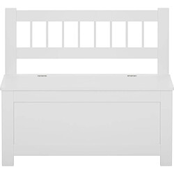 Atmosphera Banc coffre pour enfant - Blanc
