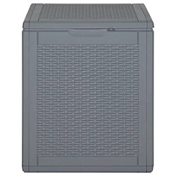 Helloshop26 Coffre de jardin 43 cm - PP Rotin