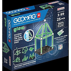 Gardenkraft jeu de construction magnétique Geomag Ecofriendly Glow 25 pièces