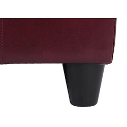 Mendler Malle Kriens de rangement - Rouge pas cher
