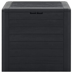 Helloshop26 Boîte stockage jardin 58,5x46x55 cm - Anthracite