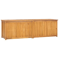 vidaXL Boîte de jardin - 175 cm - Bois de teck
