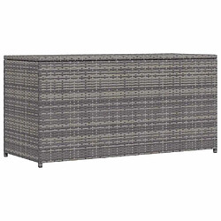 vidaXL Boîte de rangement 120x50x60 cm - Gris