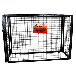 Monstershop Coffre cage gaz - Noir