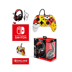 Spirit of Gamer Pack Manette Switch Pokémon Pikachu + Casque