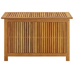 Helloshop26 Coffre de jardin en bois d'acacia - 90 x 50 x 58 cm
