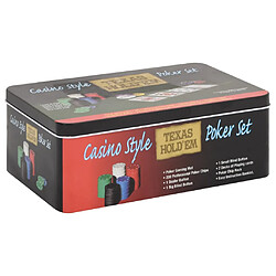vidaXL Jeu de jetons de poker - 200 pcs