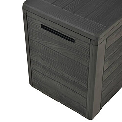 Acheter Helloshop26 Coffre de jardin plastique - Anthracite