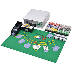 vidaXL Jeu de Poker/Blackjack 600 Jetons