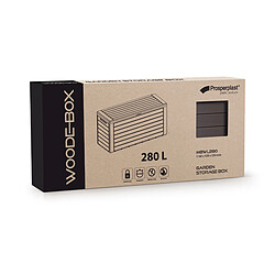 Avis Cemonjardin Coffre de jardin plastique - Marron