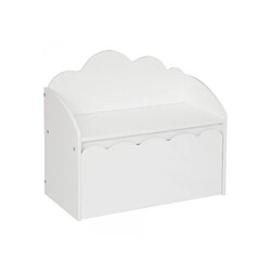 Atmosphera Coffre Douceur nuage - Blanc