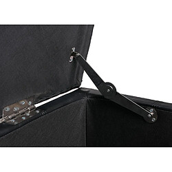 Acheter Mendler Banc de rangement coffre - Noir