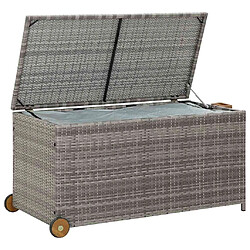 Acheter vidaXL Boîte de rangement 120x65x61 cm Rotin Gris Clair