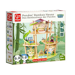 Maisonnette en bois pandas - Vert