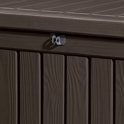 Curver coffre de jardin Rockwood - marron pas cher