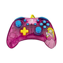 Manette de jeu - Nintendo Switch - Peach Rock candy - Filaire - PDP - Rose