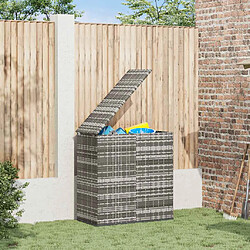 Boîte à coussins vidaXL résine tressée 100x49