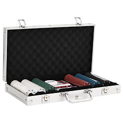 vidaXL Jeu de jetons de poker - 300 pcs