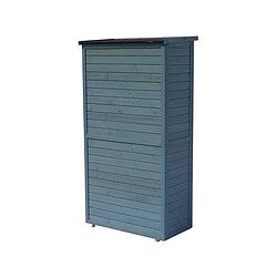 Acheter Habitat Et Jardin Armoire de jardin [ ]Space[ ] - 87 x 46.5 x 160 cm - Bleu ciel