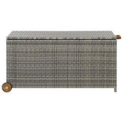 Avis vidaXL Boîte de rangement 120x65x61 cm Rotin Gris Clair
