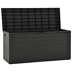 Acheter Helloshop26 Coffre de jardin plastique - Anthracite