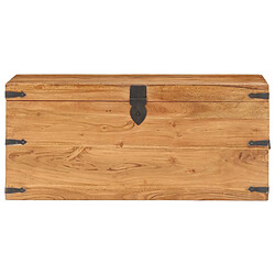 vidaXL Coffre Acacia Massif Naturel
