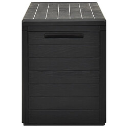 Avis Helloshop26 Coffre de jardin plastique - Anthracite