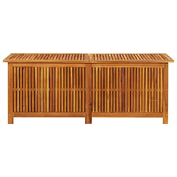 Helloshop26 Coffre de jardin en bois d'acacia - 150 x 50 x 58 cm