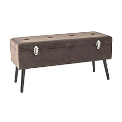 Pegane Coffre de rangement d'intérieur - Taupe