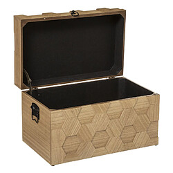 Atmosphera Lot de 3 malles Arty - Design Vintage