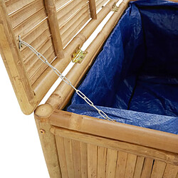 Acheter Helloshop26 Coffre de jardin bambou - Marron