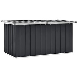 vidaXL Boîte de rangement Anthracite 129x67 cm