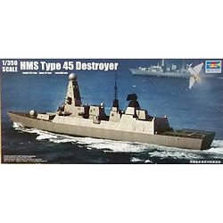 Trumpeter Maquette navire HMS Type 45 - Gris Maquette navire de guerre - HMS Type 45 - échelle 1/350 - en plastique