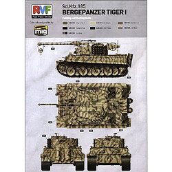 Avis Rye field model Maquette char Tiger I Bergepanzer 1/35 - Noir