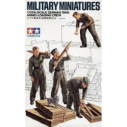 Tamiya figurines équipage de chargement de munitions de char