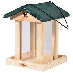 Avis Dobar Mangeoire avec Silo - Naturel/Vert