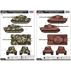 Hobby boss maquette char Tiger II 1/35 pas cher